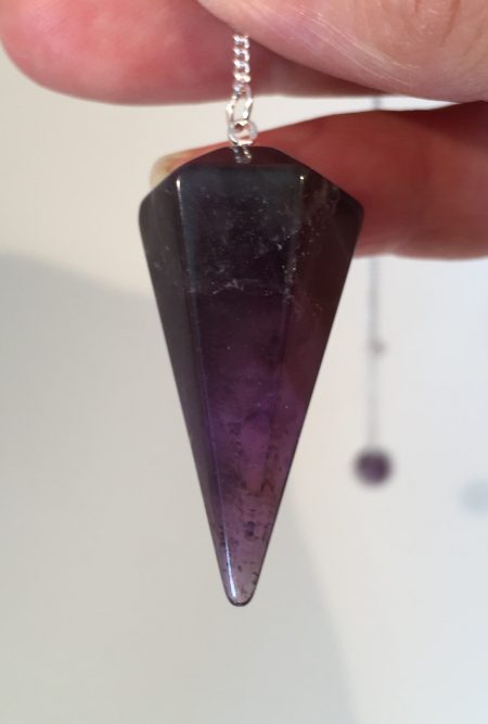 Amethyst Crystal Pendulum (Large)