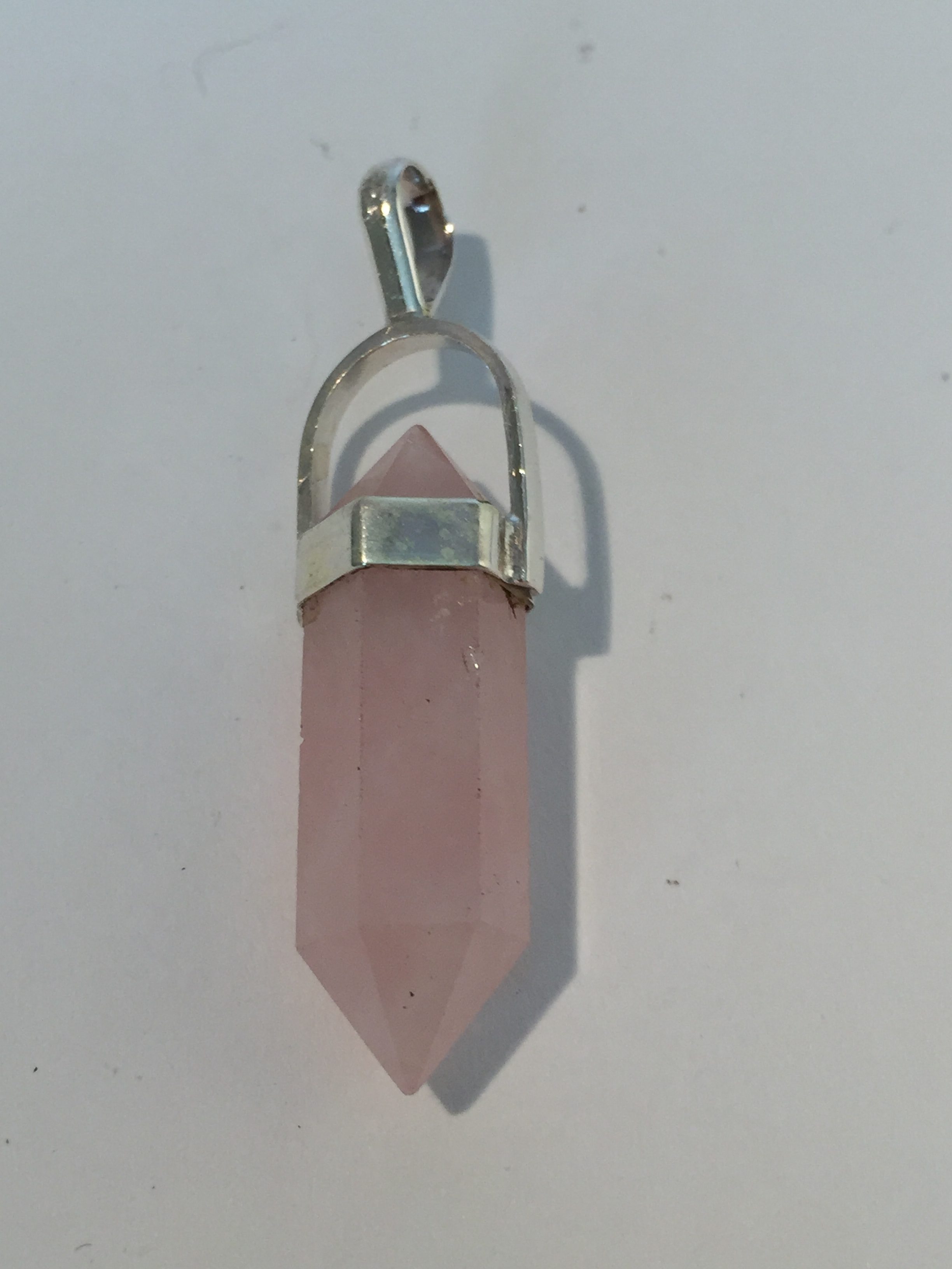 rose quartz point