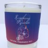 Raspberry and Quince-Recycled Glass Votive Fragranced Candle