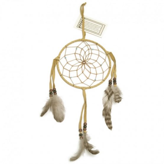 Large 6" Navajo Dream Catcher-Light Brown