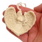 Hanging Blessings Angel-Love (hand shot)