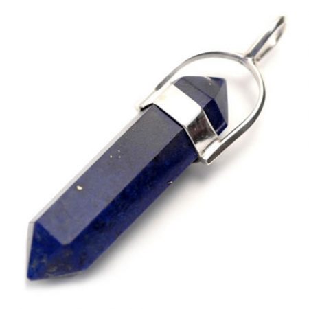 Lapis Lazuli DT Point Pendant In Sterling Silver