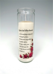 Special Husband Memorial Candle