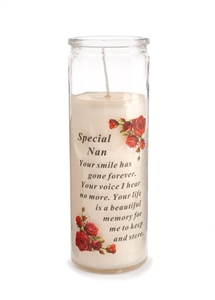 Special Nan Memorial Candle