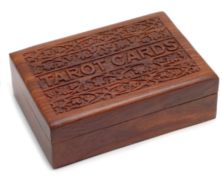 Wooden Sheesham Tarot Card Box