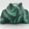 Hand Carved Malachite Frog 56g