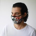 Colourful Calavera Face Mask (Adult) 2