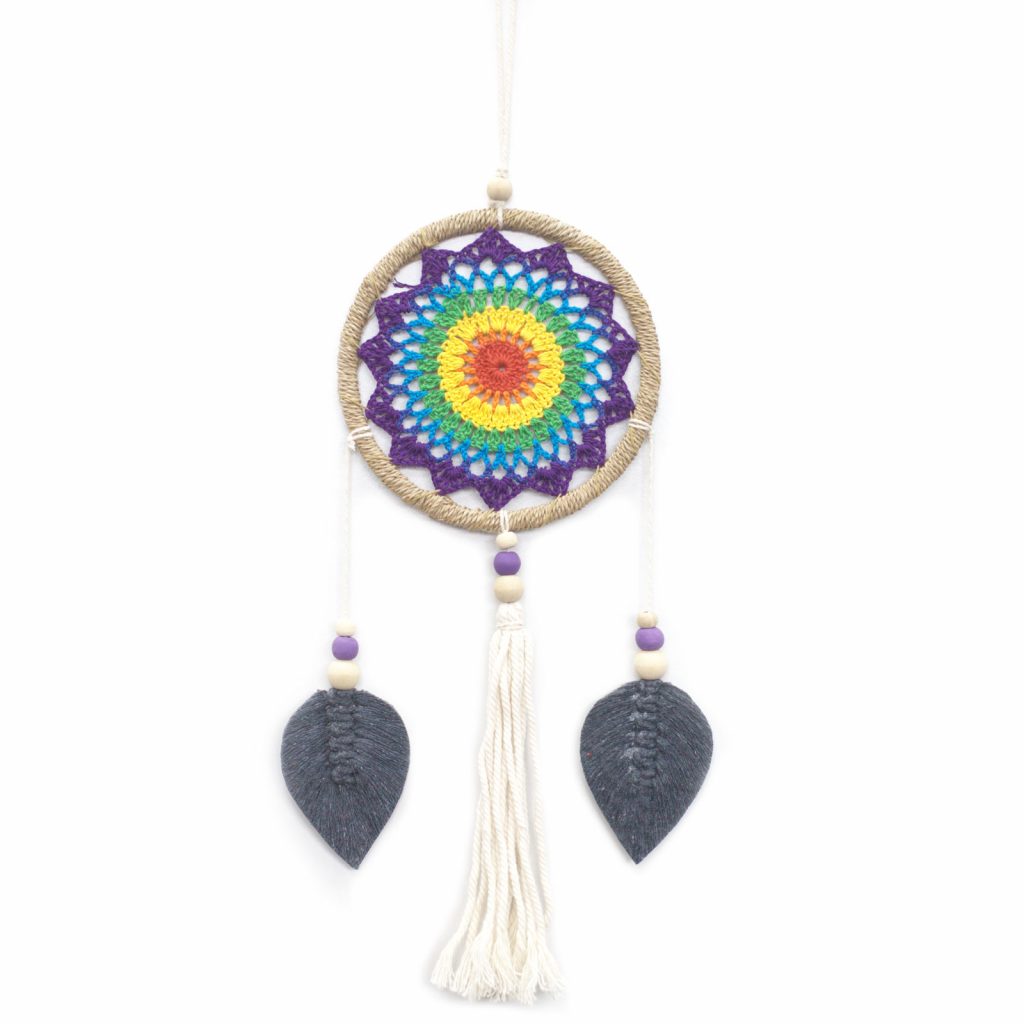 Medium Rainbow Elemental Spirits Dream Catcher