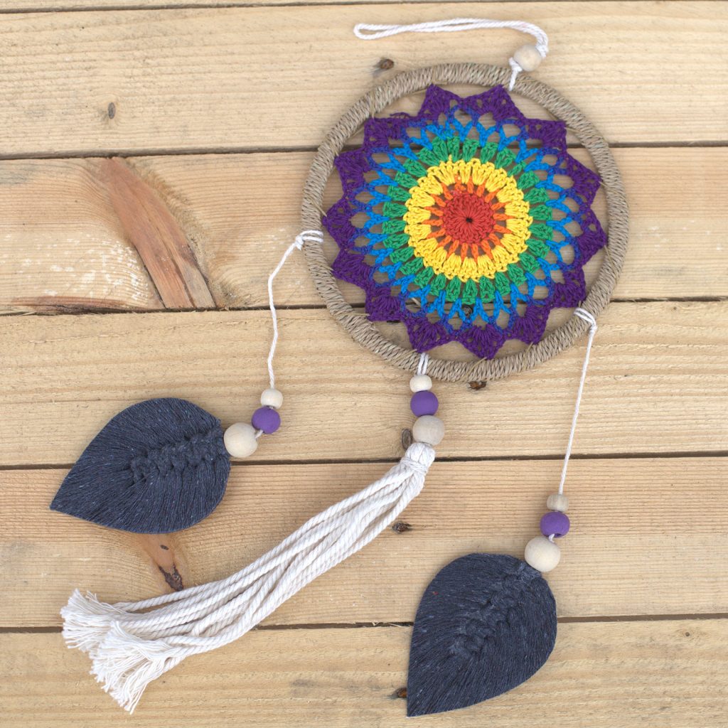 Medium Rainbow Elemental Spirits Dream Catcher 3