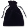 Luxury Drawstring Black Tarot Bag