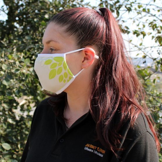 Green Leaves Reusable Fashion Face Mask (Adult)