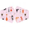 Pink Cats Reusable Fashion Face Mask (Adult)