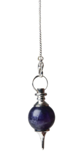 Polished Amethyst Sphere Pendulum