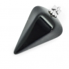 Black Obsidian Crystal Pendulum Pendant