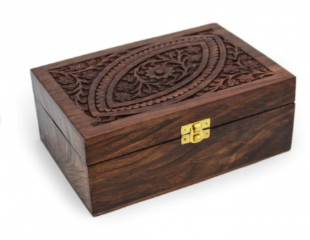 Wooden Essential Oil Box (For 24 Bottles)