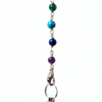 Rose Quartz Sphere Chakra Bead Pendulum Bracelet
