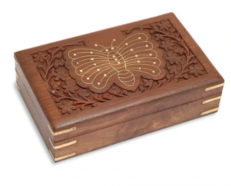 Wooden Sheesham Butterfly Box