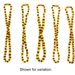 Light Mix Baltic Amber Crystal Necklace - 32 inch 2