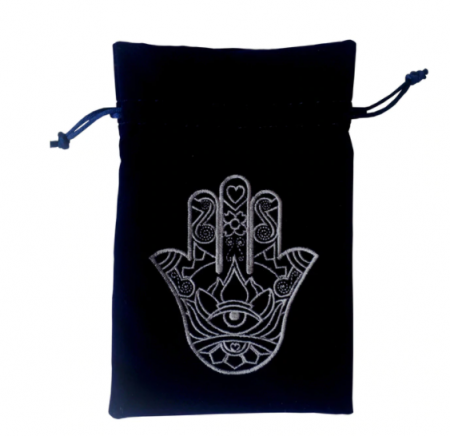 Hamsa Hand Tarot / Oracle Card Bag - Navy