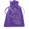 Unicorn Velvet Tarot / Oracle Card Bag - Purple