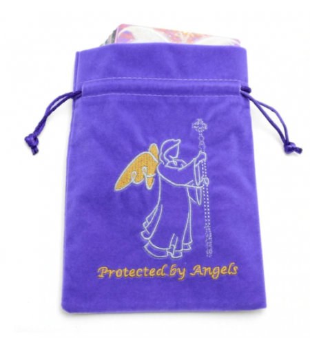 Protected By Angels Bag - Purple