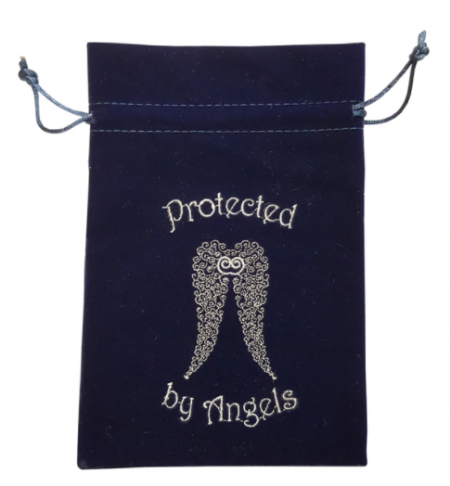 Protected By Angels Tarot / Oracle Card Bag - Navy