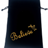 Believe/Stars Tarot /Oracle Card Bag - Black