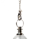 Clear Quartz Sphere Pendulum Bracelet