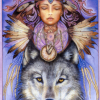 Wolf Spirit Card (Inspirational Message)