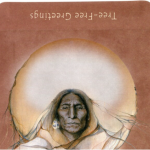 We Are All One Family Greeting Card (Blank)3