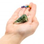 Orgonite Power Chakra Pendulum - Green Aventurine 3