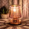 Touch Sensitive Elegance Aroma Lampshade - Rosegold & Pink