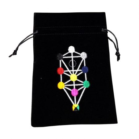 Kabbalah Tree Of Life Tarot - Oracle Card Bag - Black