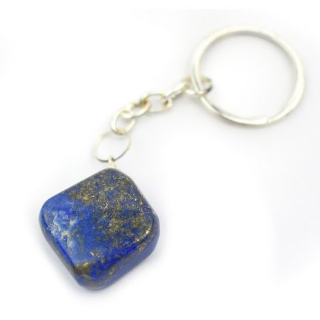 Lapis Lazuli Crystal Tumblestone Keyring