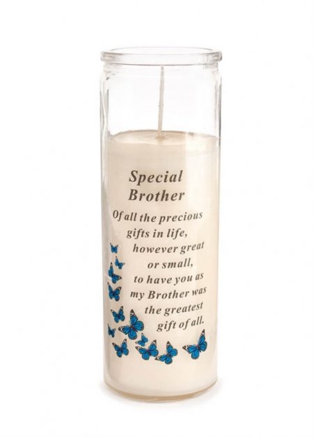Special Brother Memorial Candle