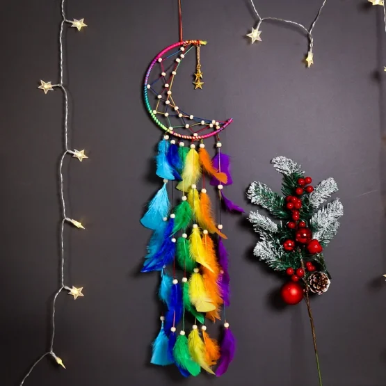 Moon and Stars Dream Catcher