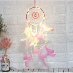 Led Dream Catcher 13 cm Pink